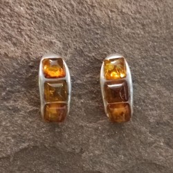 Pendientes de Plata con Ámbar