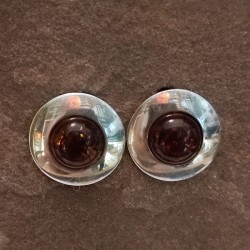 Pendientes de Plata con Ámbar