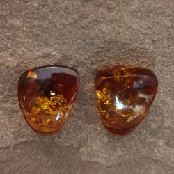 Pendientes de Plata con Ámbar