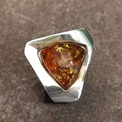Anillo de Plata con Ámbar