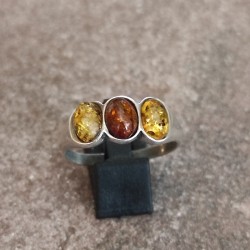 Anillo de Plata con Ámbar