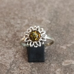 Anillo de Plata con Ámbar