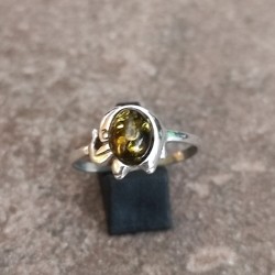Anillo de Plata con Ámbar
