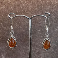 Pendientes de Plata con Ámbar
