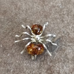 Broche de Plata con Ámbar