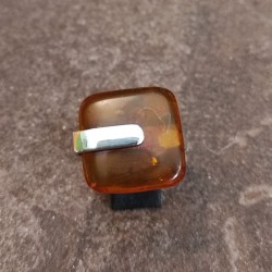 Anillo de Plata con Ámbar