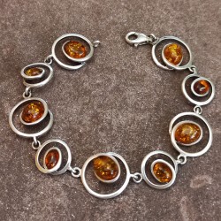 Pulsera de Plata con Ámbar