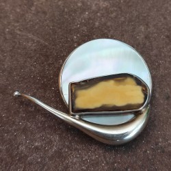 Colgante de Plata con Ámbar