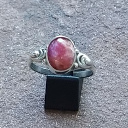 Anillo de Plata con Rubí...