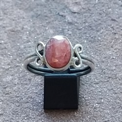 Anillo de Plata con Rubí...