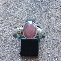 Anillo de Plata con Rubí...