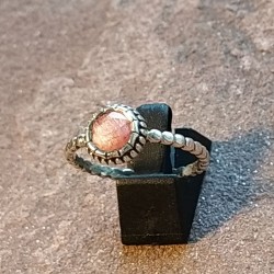 Anillo de Plata con Rubí...