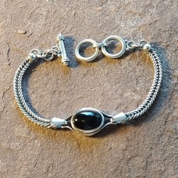 Pulsera de Plata con Ónix...