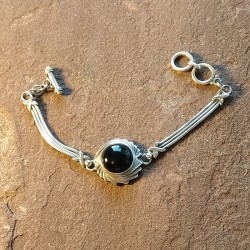 Pulsera de Plata con Ónix...