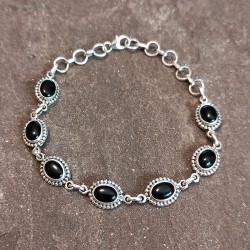 Pulsera de Plata con Ónix...