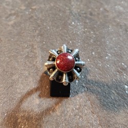 Anillo de Plata con Coral