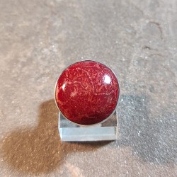 Anillo de Plata con Coral...