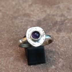 Anillo de Plata con Amatista