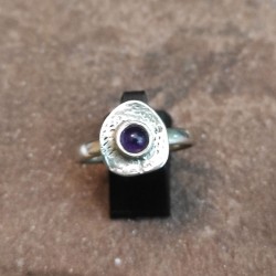 Anillo de Plata con Amatista