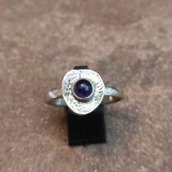 Anillo de Plata con Amatista