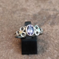 Anillo de Plata con Amatista