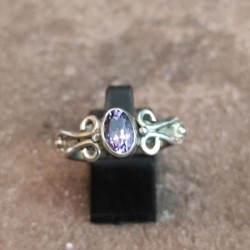 Anillo de Plata con Amatista