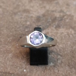 Anillo de Plata con Amatista