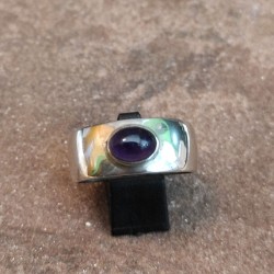 Anillo de Plata con Amatista