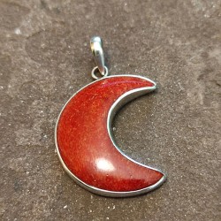 Colgante de Plata con Coral