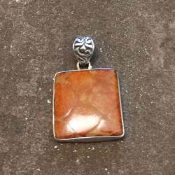 Colgante de Plata con Coral