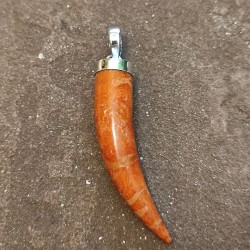 Colgante de Plata con Coral