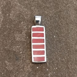 Colgante de Plata con Coral