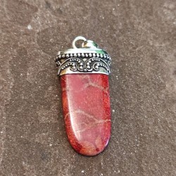 Colgante de Plata con Coral