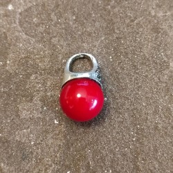 Colgante de Plata con Coral