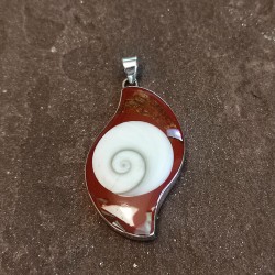 Colgante de Plata con Coral