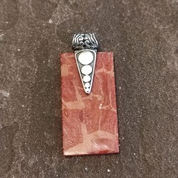 Colgante de Plata con Coral