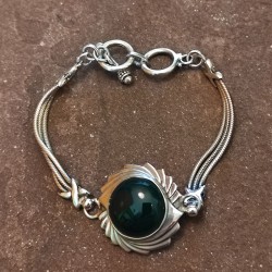 Pulsera de Plata con Ónix...