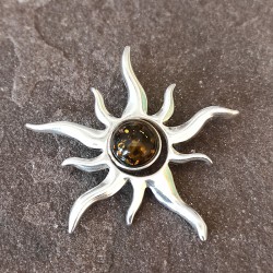 Colgante de Plata con Ámbar