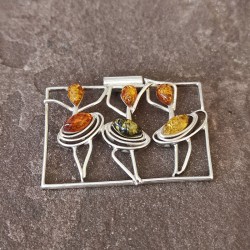 Colgante de Plata con Ámbar