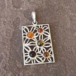 Colgante de Plata con Ámbar