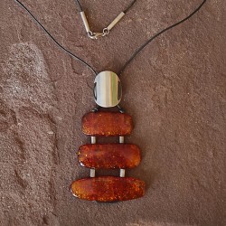 Collar de Plata con Ámbar