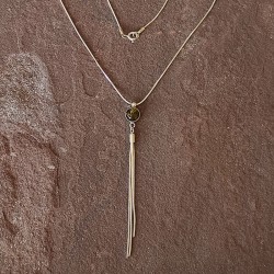 Collar de Plata con Ámbar