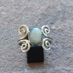 Anillo de Plata con una...