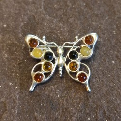 Broche de Plata con Ámbar