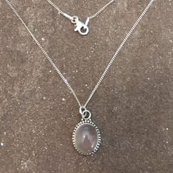 Collar de Plata con Cuarzo...