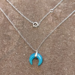 Collar de Plata con Calcedonia