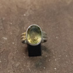 Anillo de Plata con Citrino