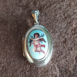 Colgante de Plata lisa