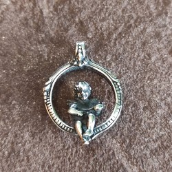 Colgante de Plata lisa