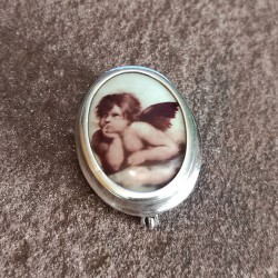 Broche de Plata lisa